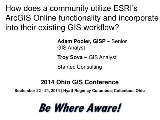 How does a community utilize ESRI’s ArcGIS Online functionality and incorporate