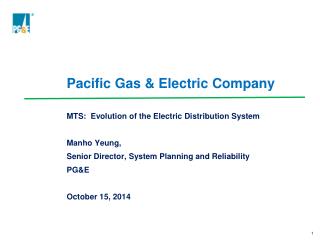 Pacific Gas &amp; Electric Company