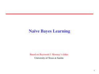 Naïve Bayes Learning
