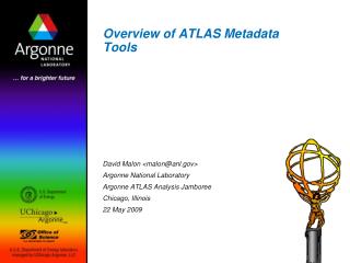 Overview of ATLAS Metadata Tools