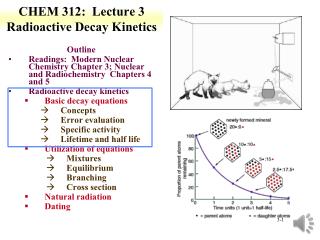 CHEM 312: Lecture 3 Radioactive Decay Kinetics