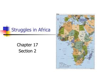 Struggles in Africa