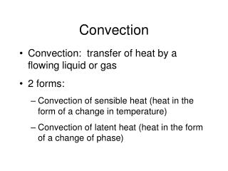 Convection