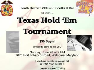 Texas Hold ‘Em Tournament