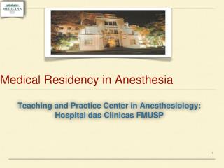 Medical Residency in Anesthesia