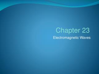 Electromagnetic Waves