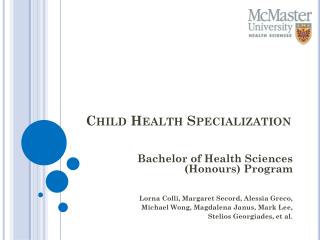 Child Health S pecialization