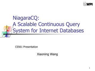 NiagaraCQ: A Scalable Continuous Query System for Internet Databases