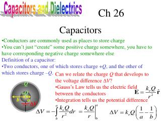 Capacitors and Dielectrics