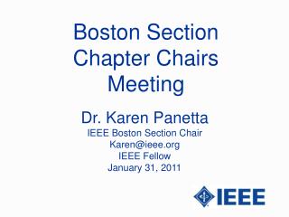 Boston Section Chapter Chairs Meeting