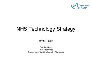 NHS Technology Strategy