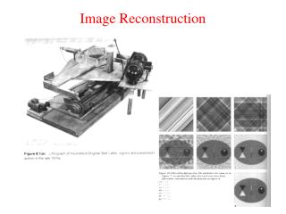 Image Reconstruction