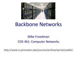 Backbone Networks