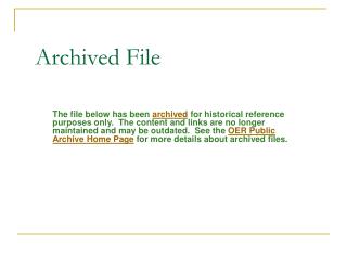 Archived File