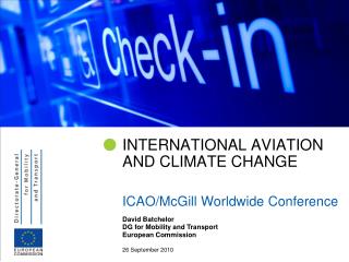 INTERNATIONAL AVIATION AND CLIMATE CHANGE