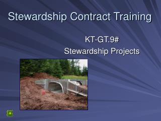 Stewardship Contract Training