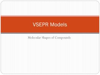 VSEPR Models