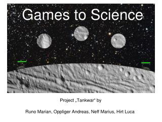 Games to Science