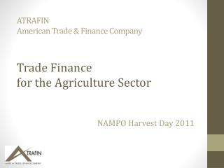 ATRAFIN American Trade &amp; Finance Company
