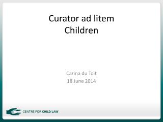 Curator ad litem Children