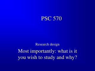 PSC 570