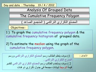 Analysis Of Grouped Data