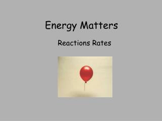 Energy Matters