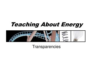 Teaching About Energy