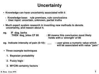 Uncertainty