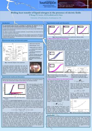 Experimental setup and electrode system