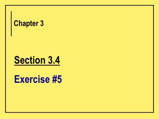 Section 3.4