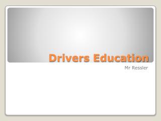 Drivers Education