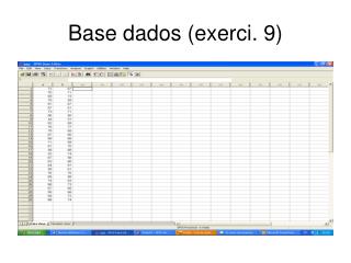 Base dados (exerci. 9)