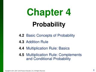 Chapter 4 Probability