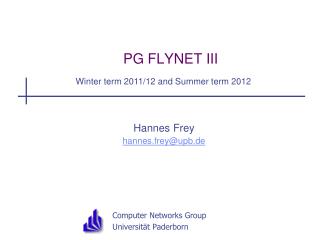 PG FLYNET III