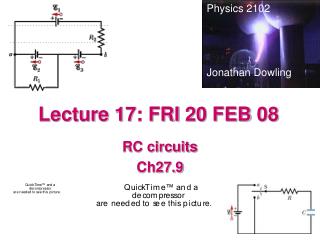 Lecture 17: FRI 20 FEB 08