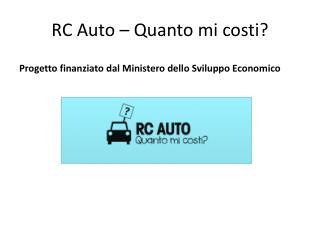 RC Auto – Quanto mi costi?