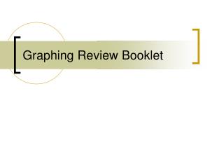 Graphing Review Booklet