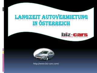 Auto-Langzeitmiete in Österreich