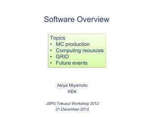 Software Overview