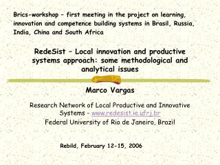 Brics-workshop – first meeting in the project on learning,