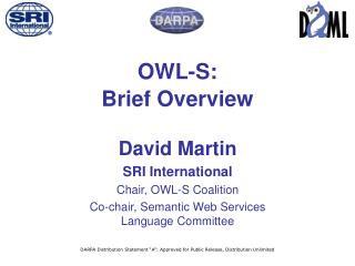 OWL-S: Brief Overview