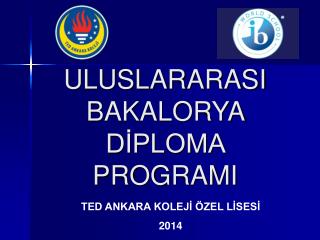 ULUSLARARASI BAKALORYA DİPLOMA PROGRAMI