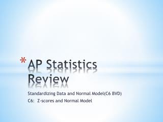 AP Statistics Review