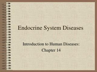 Endocrine System Diseases