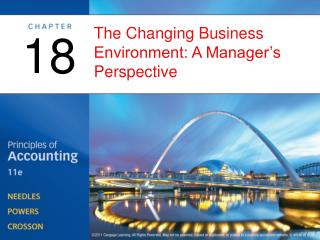 The Changing Business Environment: A Manager’s Perspective