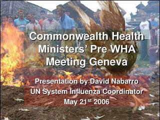 Commonwealth Health Ministers’ Pre WHA Meeting Geneva
