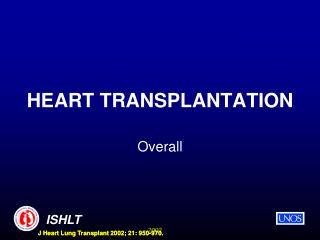 HEART TRANSPLANTATION