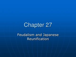 Chapter 27