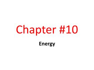 Chapter #10